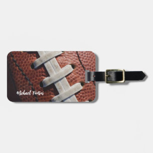 Football Your Name Personal Information Address Luggage Tag