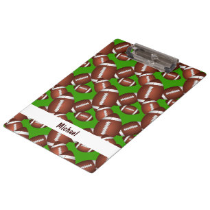 Footballs Pattern Clipboard