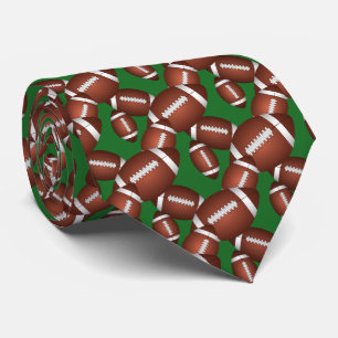 Footballs Pattern Tie
