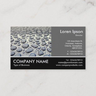 Footed Photo - 60pc Grey - Car Hood Business Card