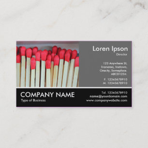Footed Photo - 60pc Grey - Matches Business Card