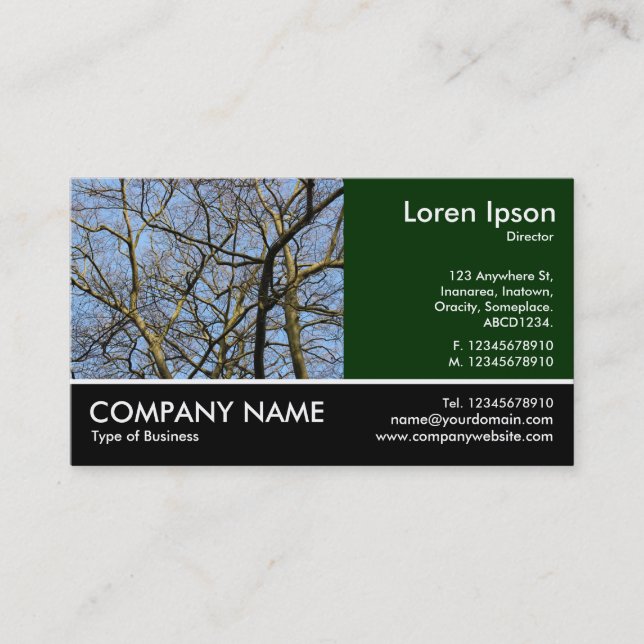 Footed Photo - Branches Business Card (Front)