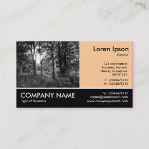 Footed Photo - Sand - In the Woods Business Card