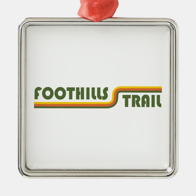 Foothills Trail North Carolina South Carolina Metal Ornament (Front)