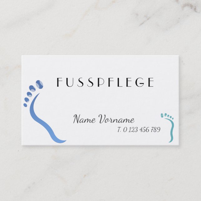 footing business card (Front)