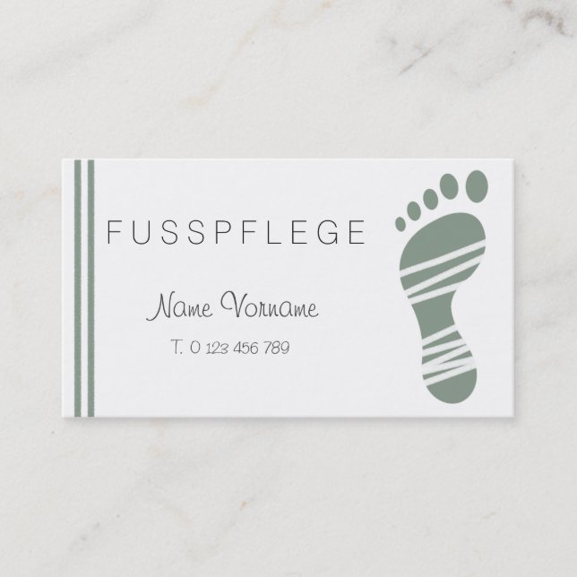 footing business card (Front)