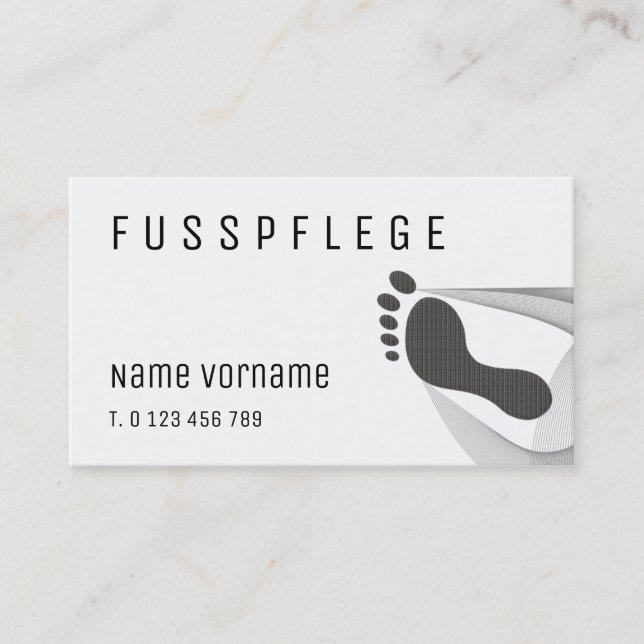 footing business card (Front)