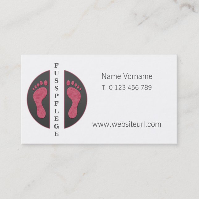 footing business card (Front)
