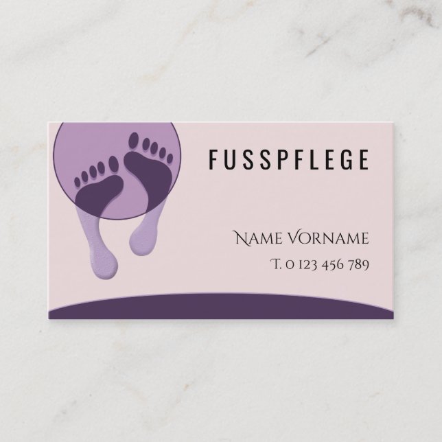 footing business card (Front)