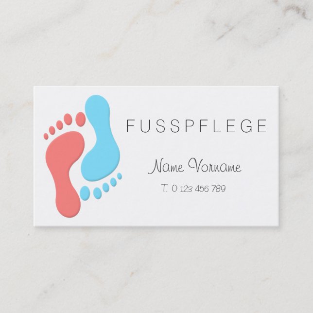 footing business card (Front)