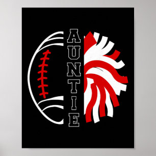 Footll And Cheer Auntie Cheerleading And Footll Au Poster