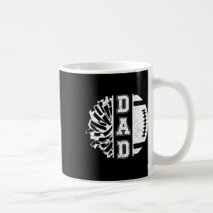 Footll And Cheer Dad Proud Footll And Cheerleading Coffee Mug