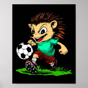 Footll Hedgehog _1  Poster