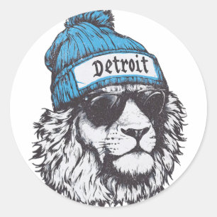 Footll Lovers Athletic Sports Team Footll Fan Classic Round Sticker