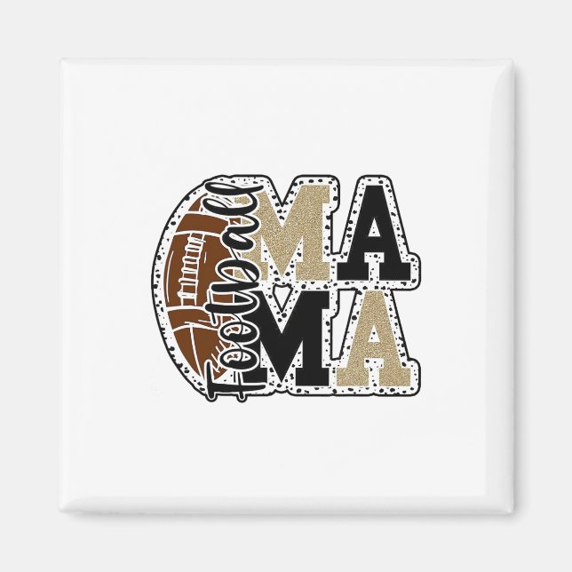 Footll Mom  Magnet (Front)