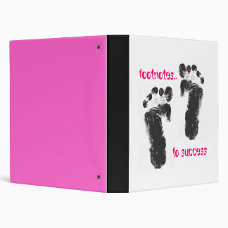 footnotes..., to success binder