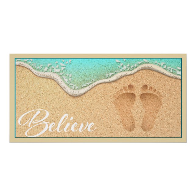 Footprint in the Sand Theme Poster (Front)