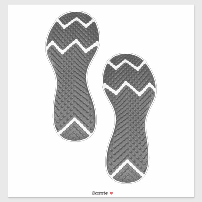 Footprint of running shoes (Sheet)