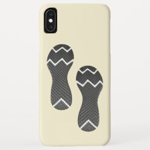 Footprint of running shoes iPhone XS max case
