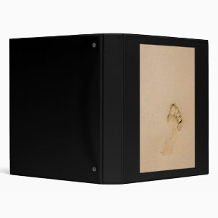 Footprint on the Beach Binder