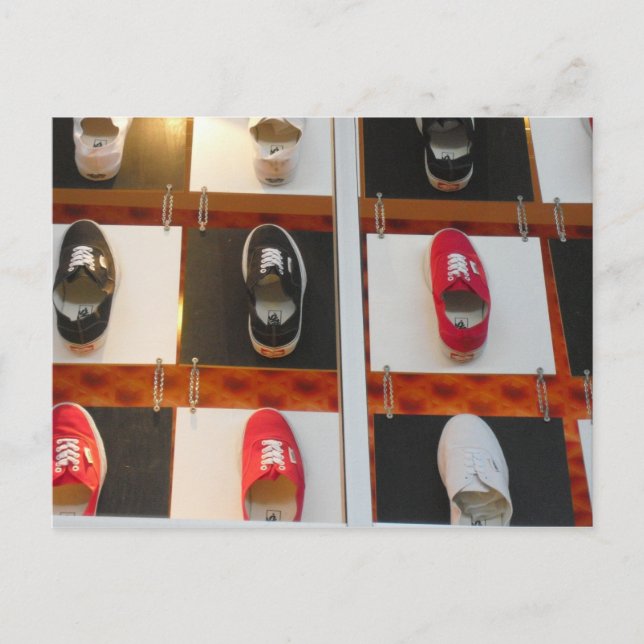 Footprint Shoe Postcard (Front)