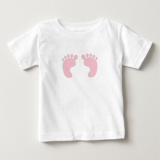 Footprints Baby T-Shirt (Front)