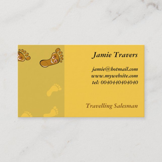 Footprints Business Card (Front)