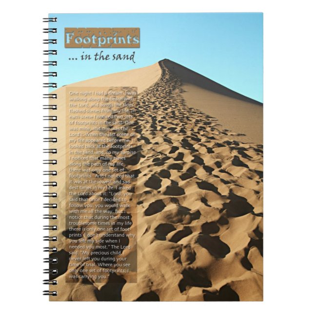 Footprints dans le Sand Journal (Devant)