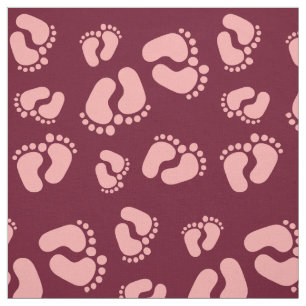 Footprints Footprints Baby feet fabric