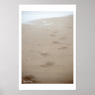 footprints - Fußspuren Poster