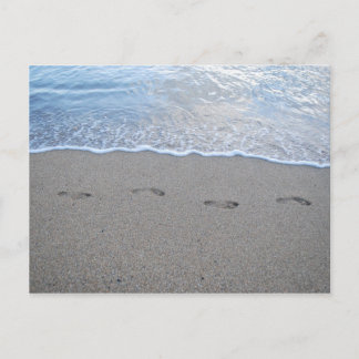Footprints in Puerto Rico Postcard