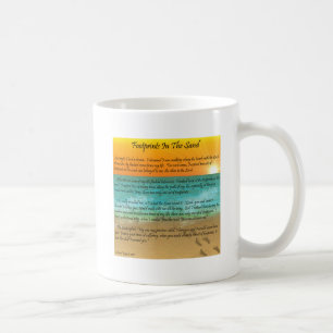 Footprints in the Sand Coffee Mug