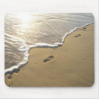 Footprints in the Sand Mouse Pad
