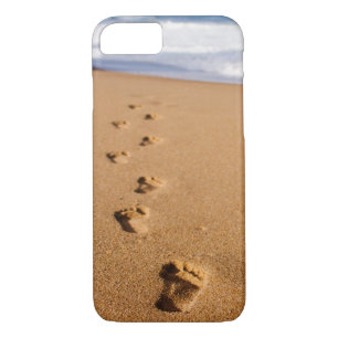 Footprints in the Sand Phone Case