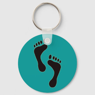 Footprints Keychain