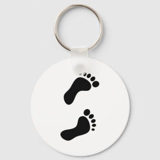 Footprints Keychain