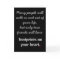 Footprints on your heart