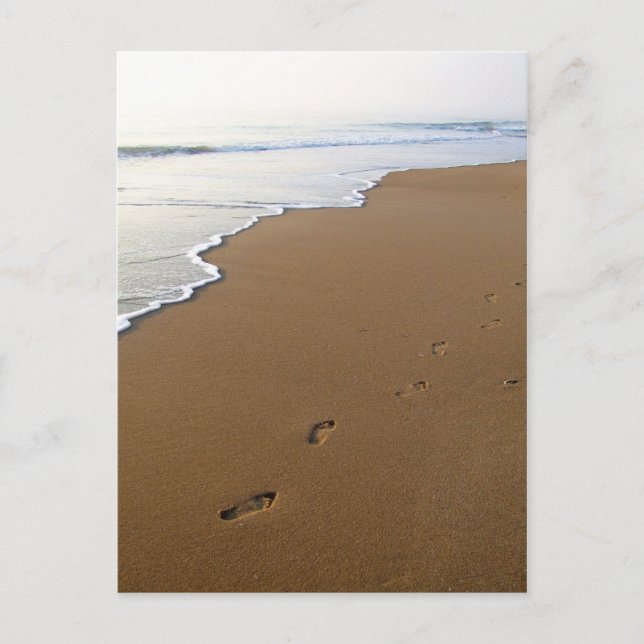 Footprints Postcard (Front)