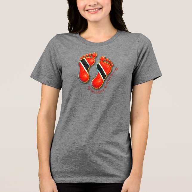  Footprints S2 Women's TShirt - Trini (Front)