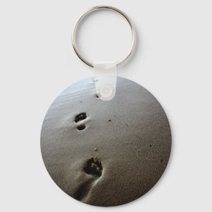Footprints Stickers Keychain