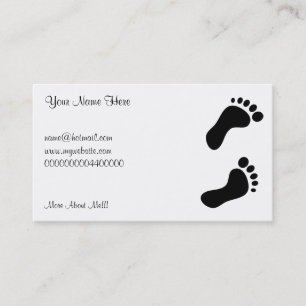 Footprints, Your Name Here, Business Card