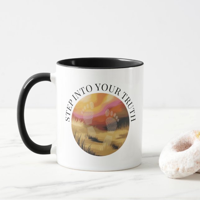 Footsteps Mug (With Donut)