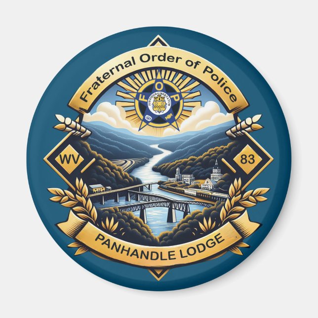 FOP Lodge 83 Magnet (Front)