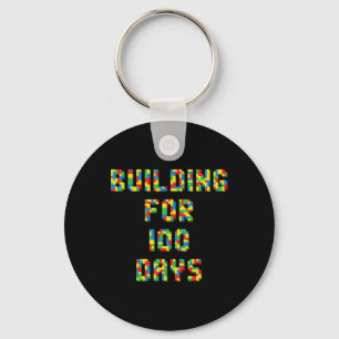 For 100 Days Happy 100th Day Of School Kids 1 Keychain