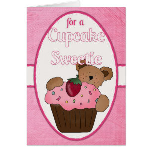 for a Cupcake Sweetie Valentine's Day Card d1
