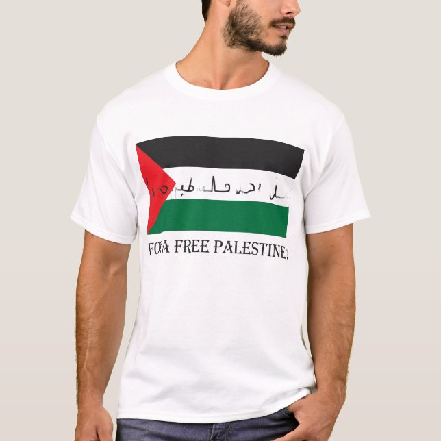For a free palestine! T-Shirt (Front)