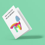 For A Fun Guy Funny Mushroom Birthday Card<br><div class="desc">This easy to customize birthday card features a slightly trippy illustration of colourful mushrooms. The graphic has an offset risograph style for a glitchy look. Leave the front message: FOR A FUN GUY ON HIS BIRTHDAY and the inside message: HOPE YOUR DAY IS SO MUSH FUN! HAPPY BIRTHDAY! as is...</div>