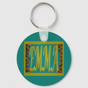 FOR A GIRL CALLED EMMA MARINE BLUE PEBBLES KEYCHAIN