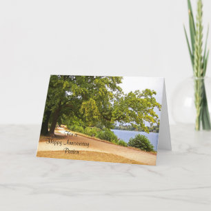 For a Happy Anniversary Pastor FoldedGreeting Card