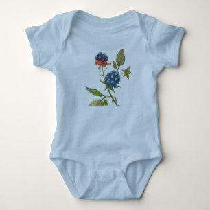 For a little boy blackberry berries baby bodysuit